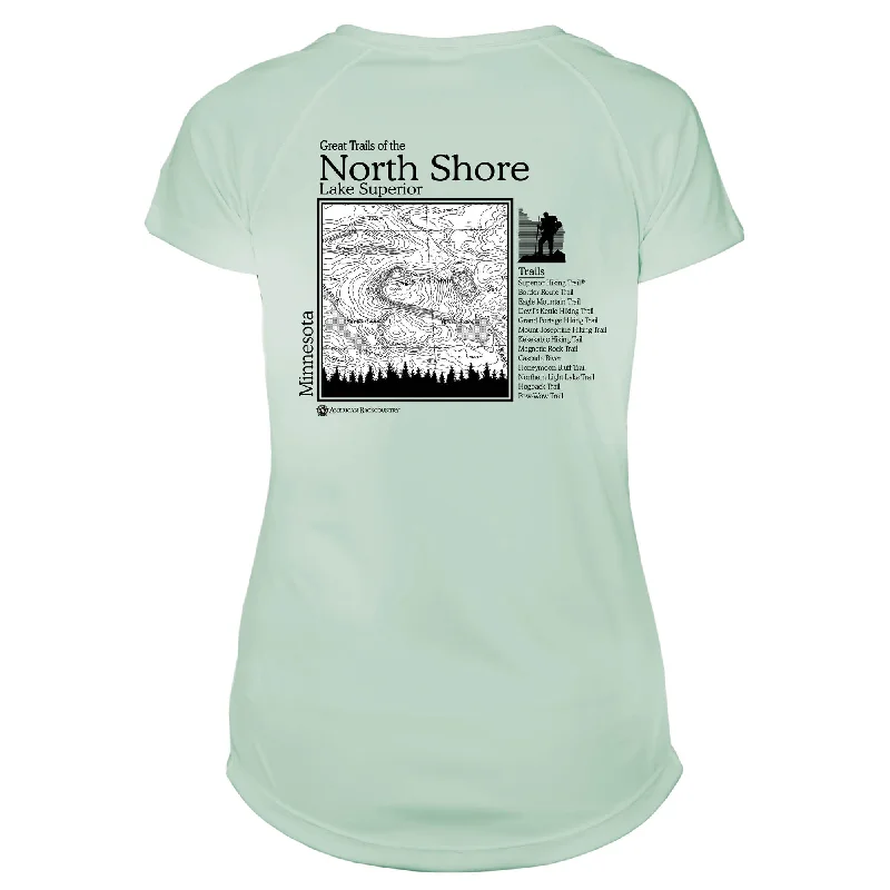 Great Trails North Shore Microfiber Women's T-Shirt-- V-Neck T-Shirt Long Sleeve Cotton Great Trails North Shore Microfiber Women's T-Shirt-- V-Neck T-Shirt Long Sleeve Cotton
