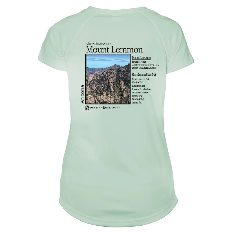 Mount Lemmon Classic Backcountry Microfiber Women's T-Shirt-- Lace Blend Ribbed Blend Corduroy Blend Mount Lemmon Classic Backcountry Microfiber Women's T-Shirt-- Lace Blend Ribbed Blend Corduroy Blend