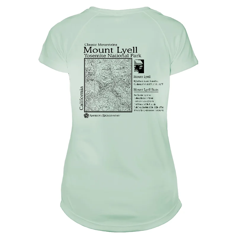 Mount Lyell Classic Mountain Microfiber Women's T-Shirt-- Collared Crew Neck Turtle Neck Mount Lyell Classic Mountain Microfiber Women's T-Shirt-- Collared Crew Neck Turtle Neck
