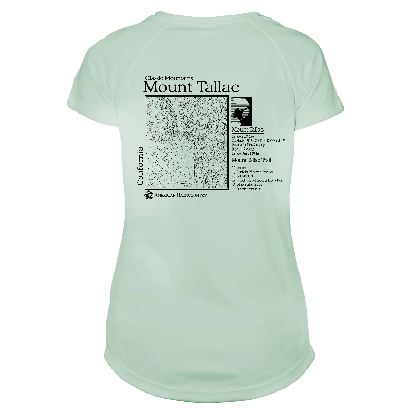 Mount Tallac Classic Mountain Microfiber Women's T-Shirt-- Rayon Fabric Velvet Fabric Corduroy Fabric Mount Tallac Classic Mountain Microfiber Women's T-Shirt-- Rayon Fabric Velvet Fabric Corduroy Fabric