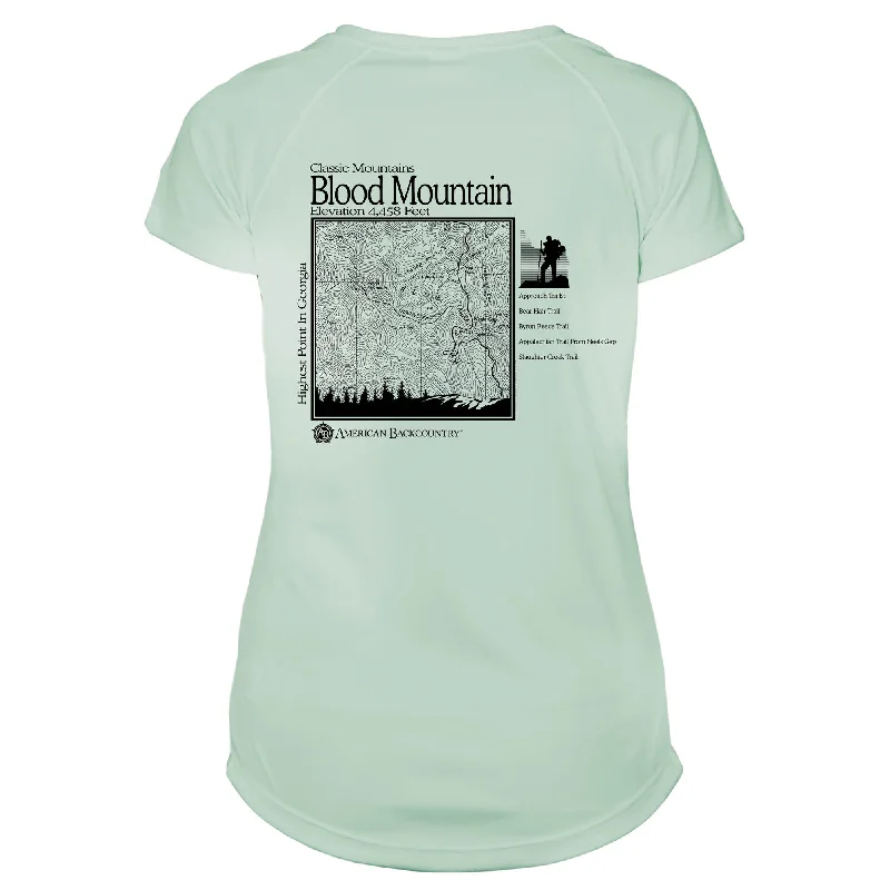 Blood Mountain Classic Mountain Microfiber Women's T-Shirt-- Front Pockets Side Pockets Patch Pockets Blood Mountain Classic Mountain Microfiber Women's T-Shirt-- Front Pockets Side Pockets Patch Pockets