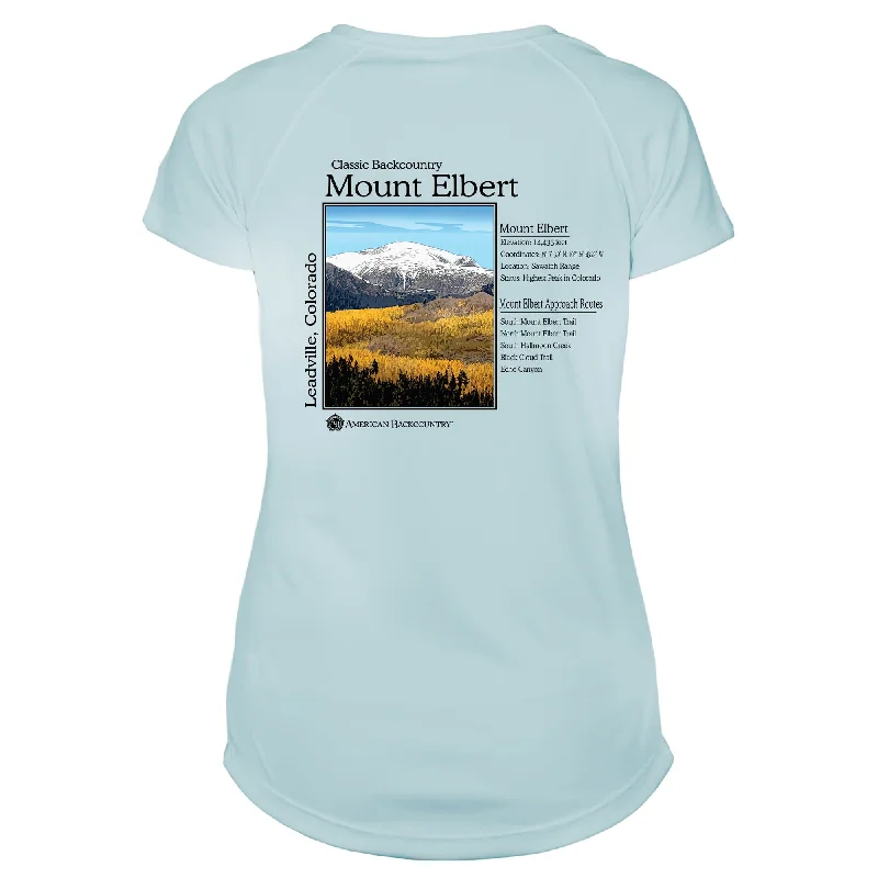 Mount Elbert Classic Backcountry Microfiber Women's T-Shirt-- Real Fur Shearling Chenille Mount Elbert Classic Backcountry Microfiber Women's T-Shirt-- Real Fur Shearling Chenille