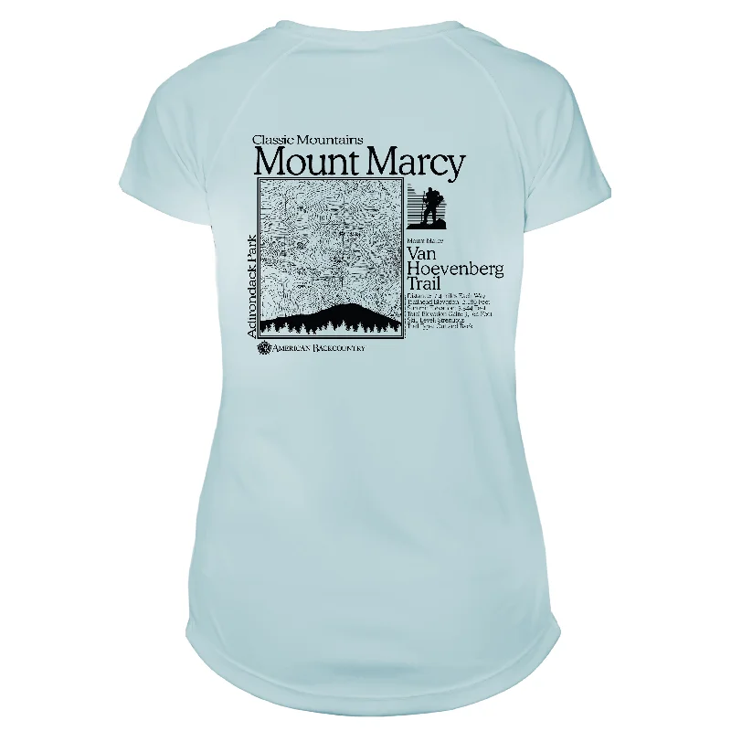 Mount Marcy Classic Mountain Microfiber Women's T-Shirt-- Zippered Front Buttoned Front Snap Front Mount Marcy Classic Mountain Microfiber Women's T-Shirt-- Zippered Front Buttoned Front Snap Front