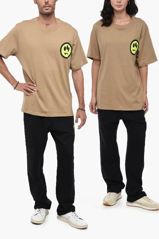 Barrow Jersey UNISEX Crew-neck T-Shirt with Contrasting Details L Standard size-- Welt Pockets Slit Pockets Flap Pockets Barrow Jersey UNISEX Crew-neck T-Shirt with Contrasting Details L Standard size-- Welt Pockets Slit Pockets Flap Pockets