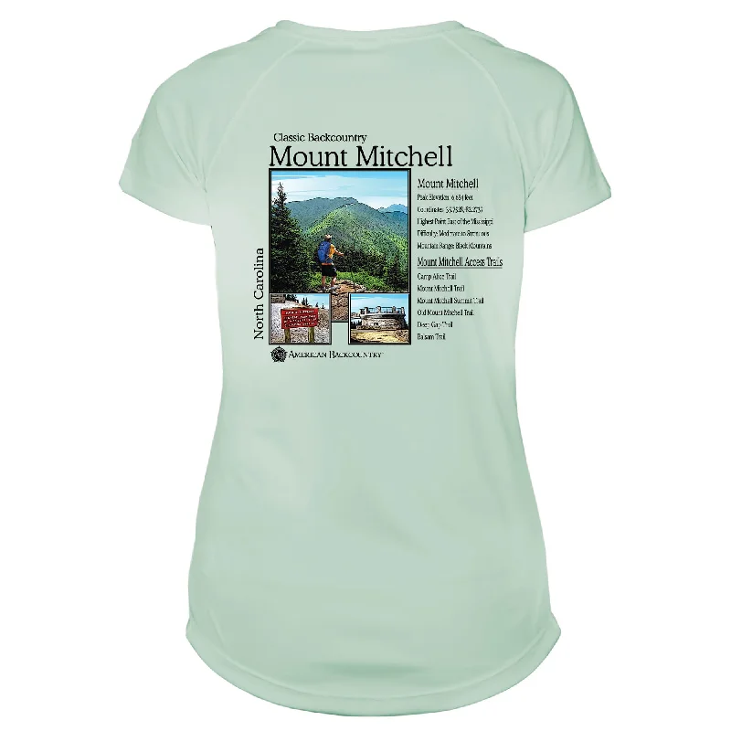 Mount Mitchell Classic Backcountry Microfiber Women's T-Shirt-- Front Pockets Side Pockets Patch Pockets Mount Mitchell Classic Backcountry Microfiber Women's T-Shirt-- Front Pockets Side Pockets Patch Pockets
