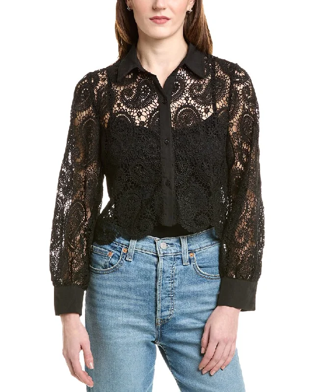 70/21 Shirt-- Chenille Fabric Brocade Fabric Lace Fabric