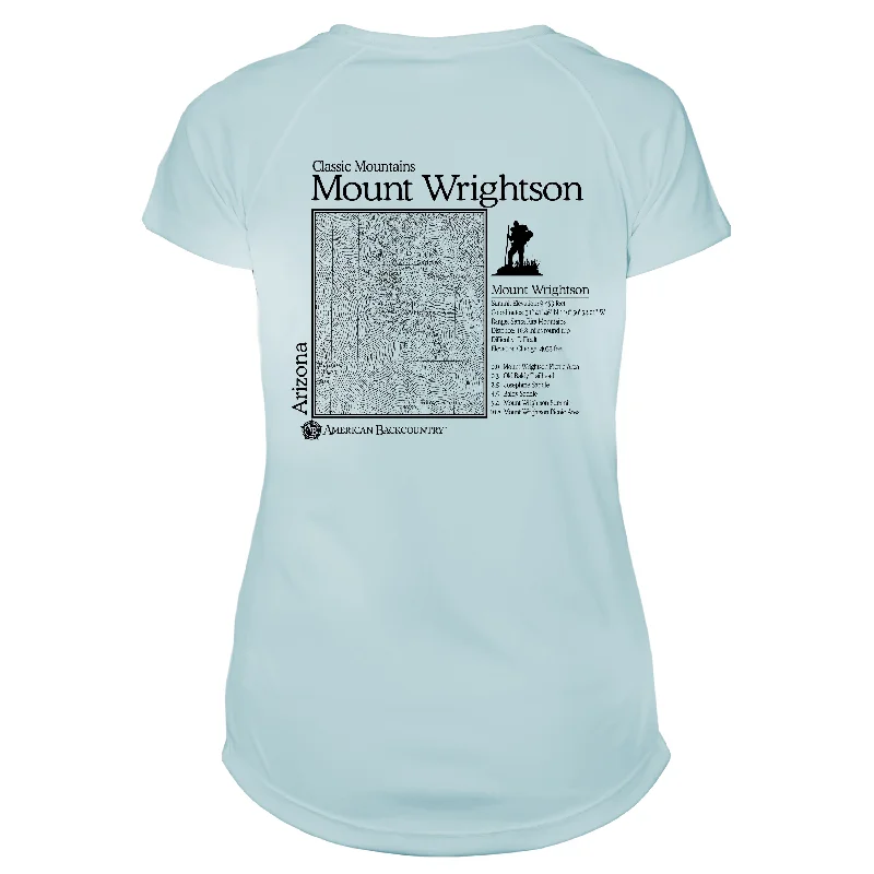Mount Wrightson Classic Mountain Microfiber Women's T-Shirt-- Cashmere Blend Cotton Blend Poly Blend Mount Wrightson Classic Mountain Microfiber Women's T-Shirt-- Cashmere Blend Cotton Blend Poly Blend