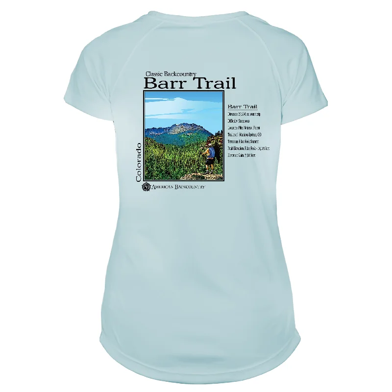 Barr Trail Classic Backcountry Microfiber Women's T-Shirt-- Zippered Front Buttoned Front Snap Front Barr Trail Classic Backcountry Microfiber Women's T-Shirt-- Zippered Front Buttoned Front Snap Front
