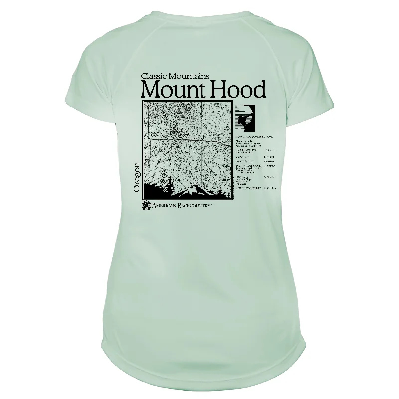 Mount Hood Classic Mountain Microfiber Women's T-Shirt-- Chenille Blend Fleece Blend Nylon Blend Mount Hood Classic Mountain Microfiber Women's T-Shirt-- Chenille Blend Fleece Blend Nylon Blend