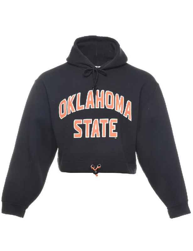 Russell Athletic Oklahoma State Black & Orange Hoodie - M Graphic Hoodie Design Print Russell Athletic Oklahoma State Black & Orange Hoodie - M Graphic Hoodie Design Print