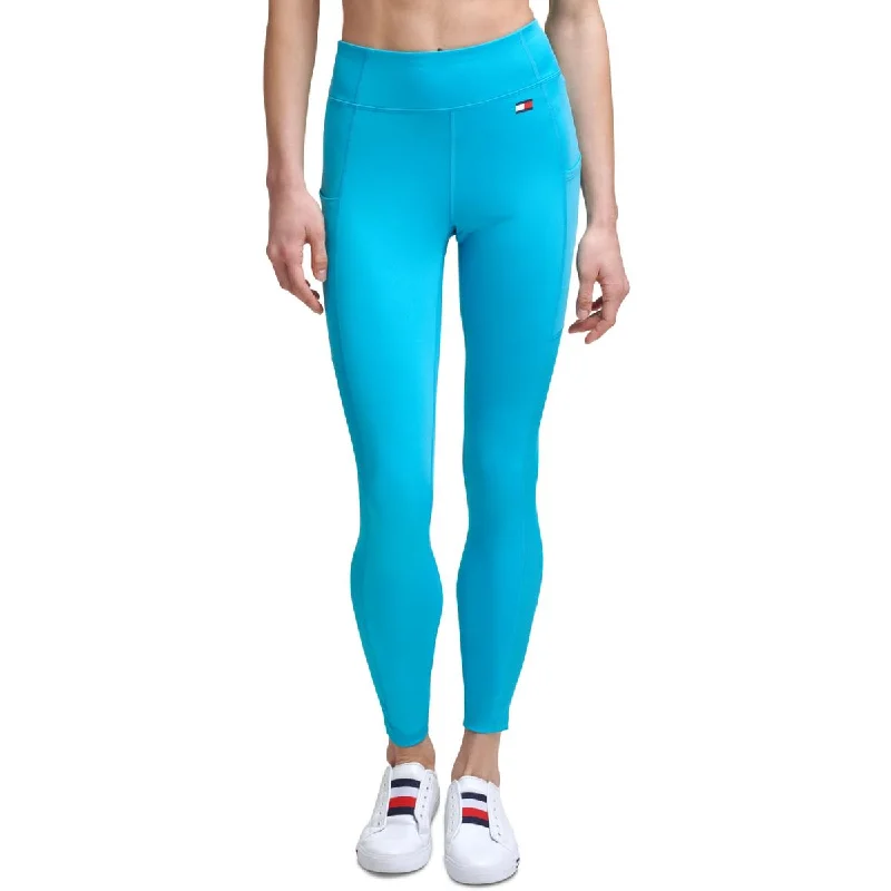 Tommy Hilfiger Sport Womens Deep Pocket Athletic Leggings Stylish Colorful Activewear Leggings Tommy Hilfiger Sport Womens Deep Pocket Athletic Leggings Stylish Colorful Activewear Leggings