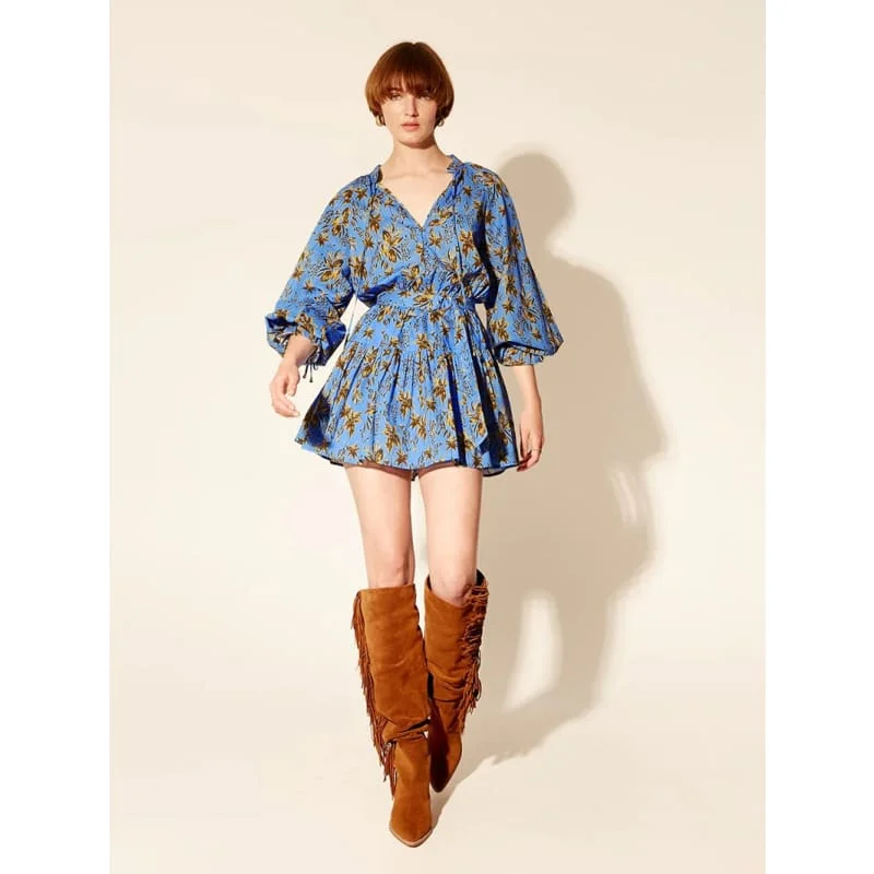 Paolo Sleeved Mini Dress Cozy Long Sleeve Mini Dress