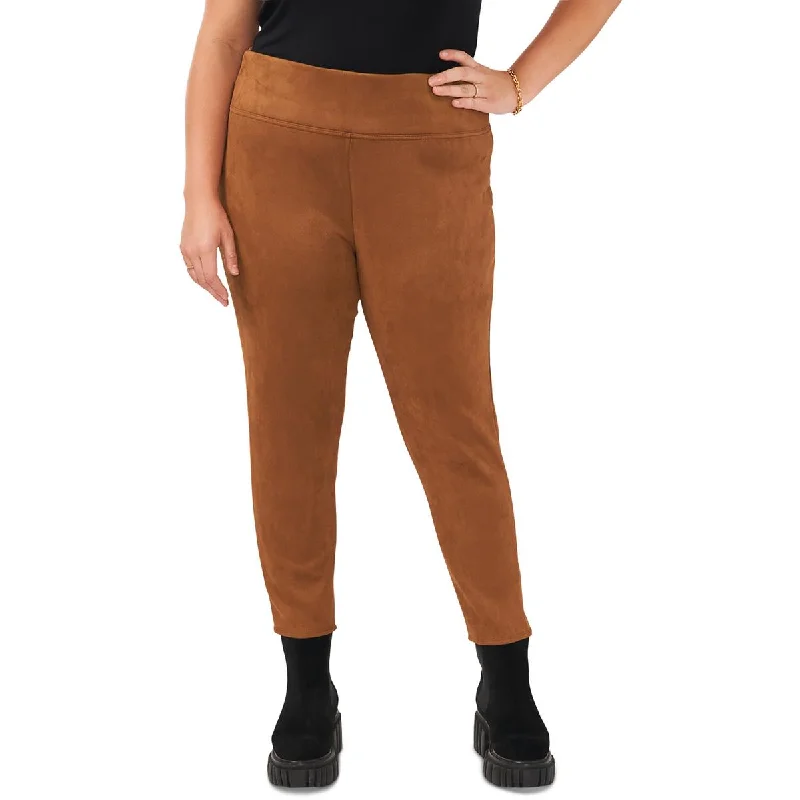 Vince Camuto Womens Plus Faux Suede Pull On Leggings Stylish Compression Fit Leggings Vince Camuto Womens Plus Faux Suede Pull On Leggings Stylish Compression Fit Leggings