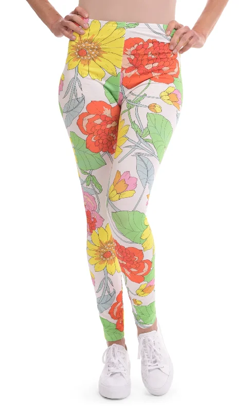 Alembika Clothing - Floral Legging FINAL SALE ITEM Stylish Winter-Ready Leggings