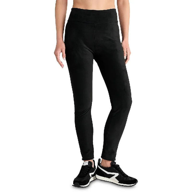 Splendid Womens Stretch Faux Suede Leggings Comfortable Slip-On Compression Leggings Splendid Womens Stretch Faux Suede Leggings Comfortable Slip-On Compression Leggings