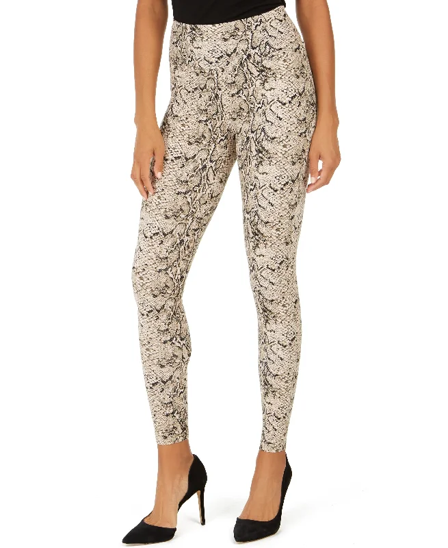 INC Women's Shaping Texture Full-Length High-Rise Leggings, Snakeskin, M Cozy Warmth Leggings INC Women's Shaping Texture Full-Length High-Rise Leggings, Snakeskin, M Cozy Warmth Leggings