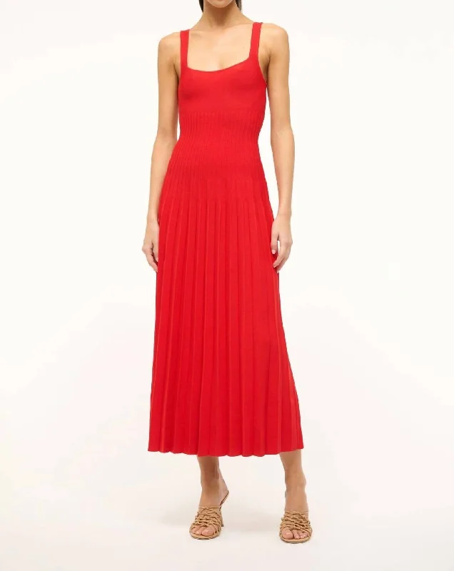 Ellison Dress In Red Rose Tunics Winter warm