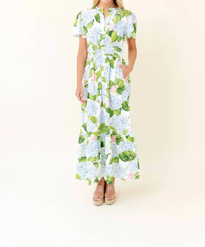 Eloise Dress In Hydrangea Tunics Party sparkling