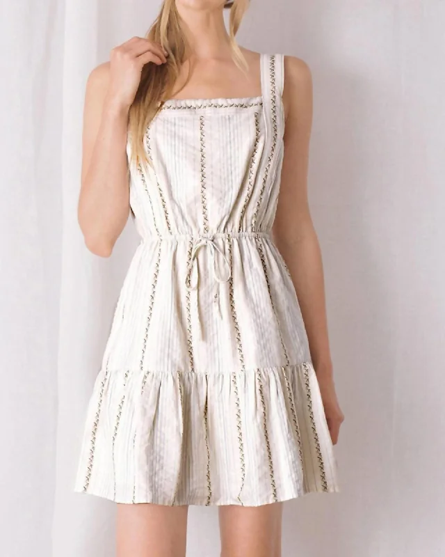 Daisy Mini Dress in Multi | Multi Cozy Cotton Mini Dress