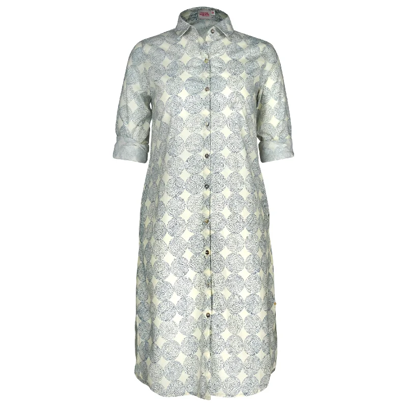 Jilly midi shirt dress spotty dotty Tunics Polka dots