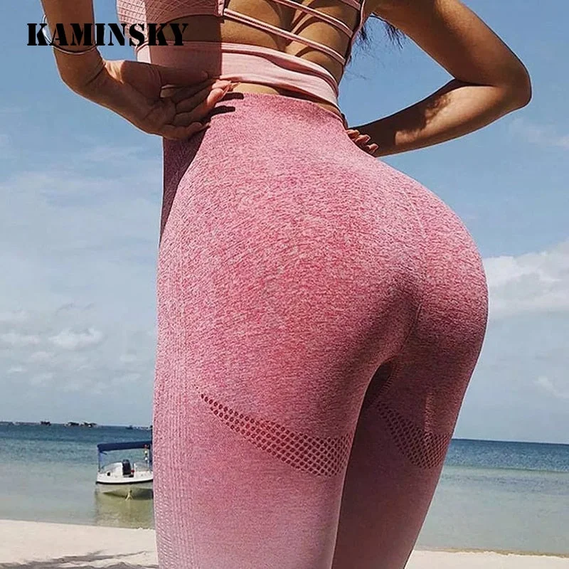 Kaminsky Seamless Leggings High Waist Sweat Pants Workout Leggings Scrunch Butt Leggings Gradient Sportswear Fitness Leggings Trendy Black Mesh Leggings Kaminsky Seamless Leggings High Waist Sweat Pants Workout Leggings Scrunch Butt Leggings Gradient Sportswear Fitness Leggings Trendy Black Mesh Leggings