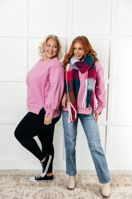 Hazel Blues® |  Hopes and Dreams Fleece Pullover Flare Sleeve Stylish