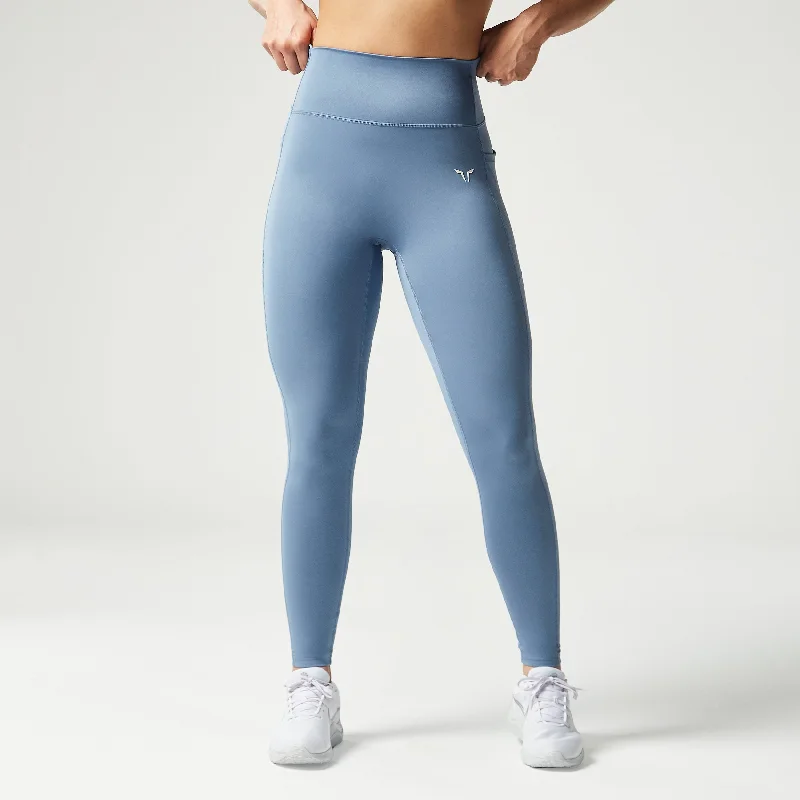 Essential ACT Leggings 27" 2.0 - Coronet Blue Fashionable Moisture-Wicking Leggings
