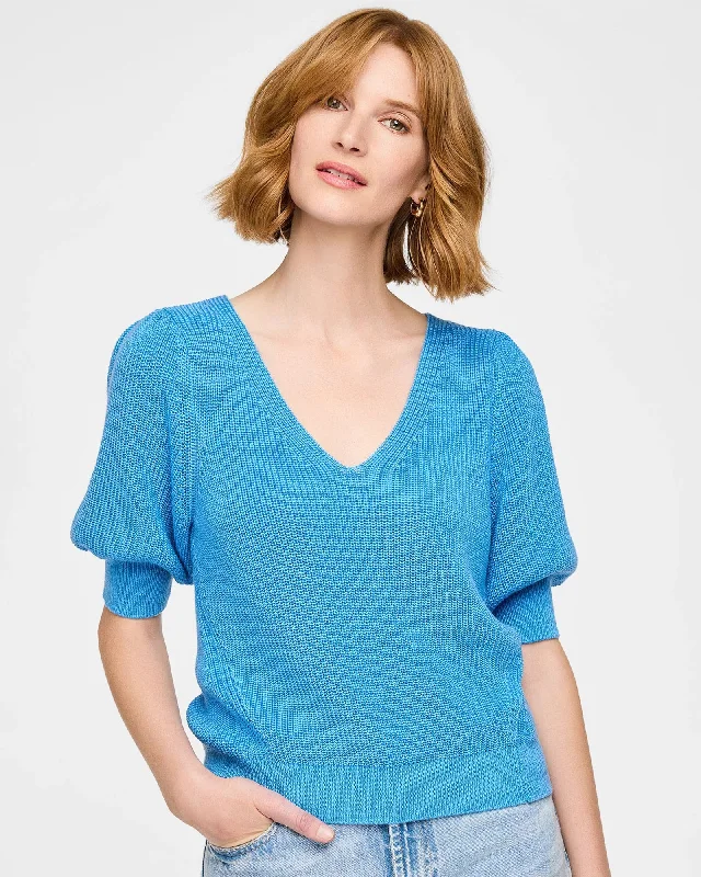Phoebe Pullover Asymmetrical Hem Sweater