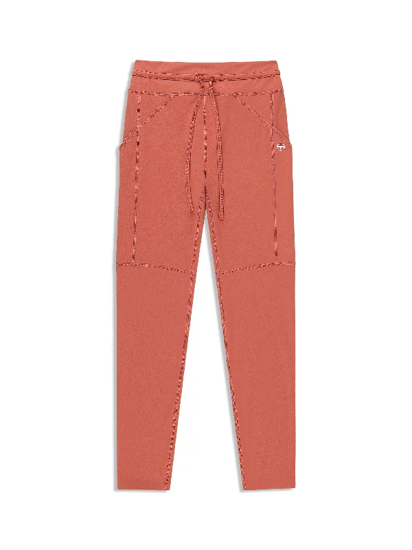 Silvia Leggings- Light Mahogany Elegant Full-Body Leggings