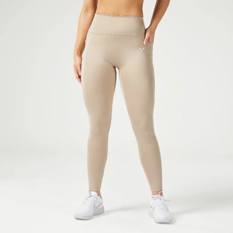 Essential ACT Leggings 27" 2.0 - Cobblestone Trendy Full-Length Leggings