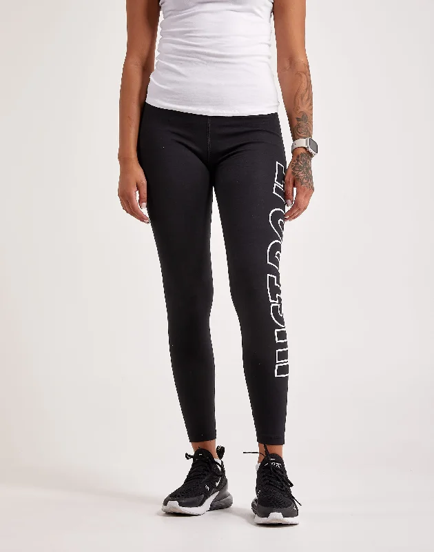 Nike Classics High-Waisted Leggings Comfortable Power Mesh Leggings