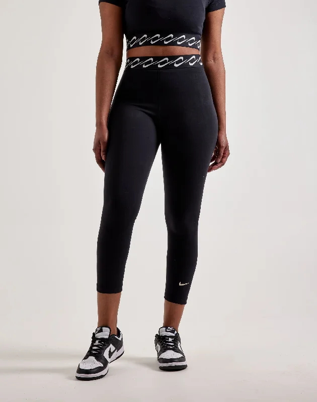 Nike Classic Swoosh High-Waisted 7/8 Leggings Trendy Polka Dot Leggings
