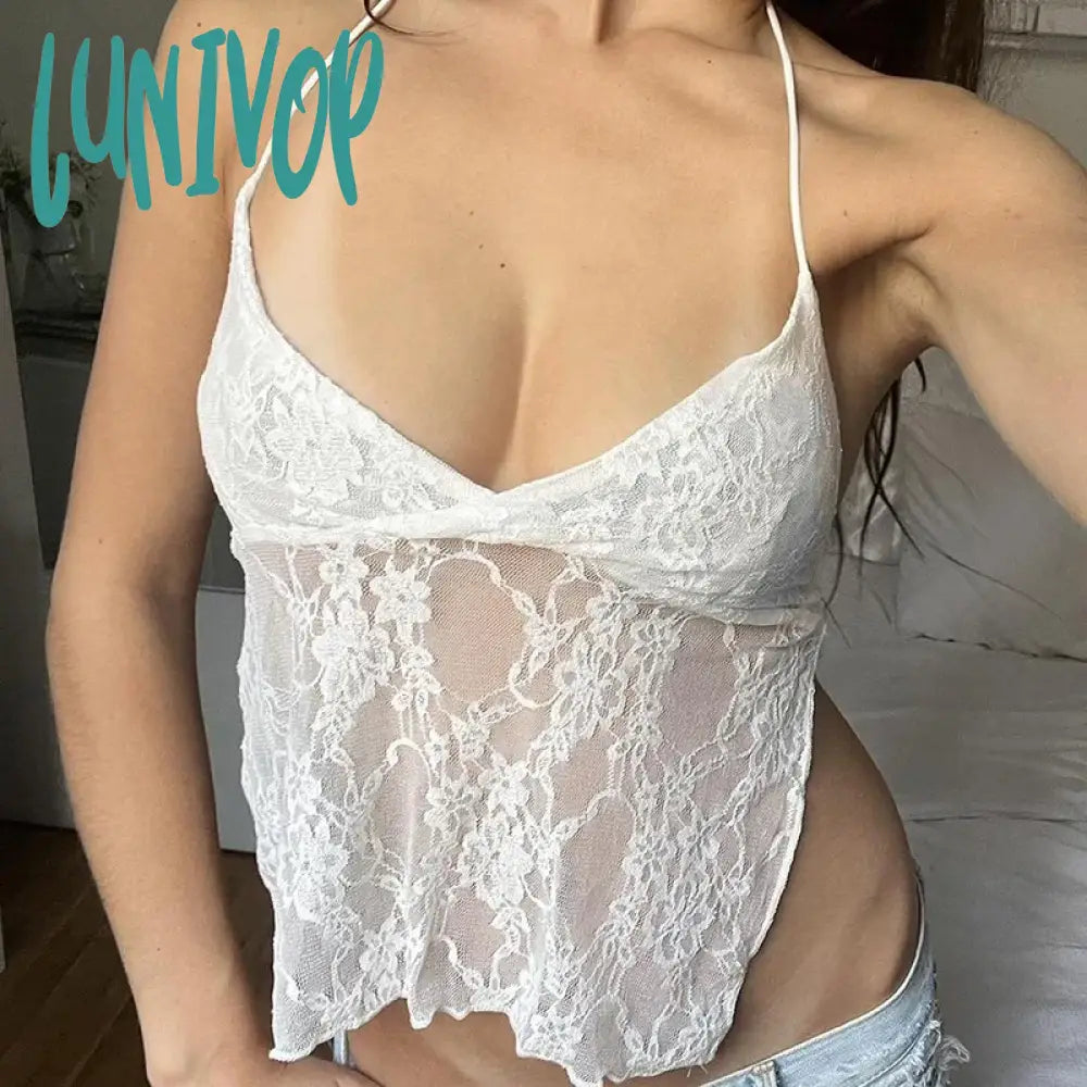 Lunivop Sexy Hook Floral Lace Patchwork Halter Camis for Holiday Party Coquette Backless Bandage Crop Tops Ladies Chic Corset Collared Crew Neck Turtle Neck Lunivop Sexy Hook Floral Lace Patchwork Halter Camis for Holiday Party Coquette Backless Bandage Crop Tops Ladies Chic Corset Collared Crew Neck Turtle Neck