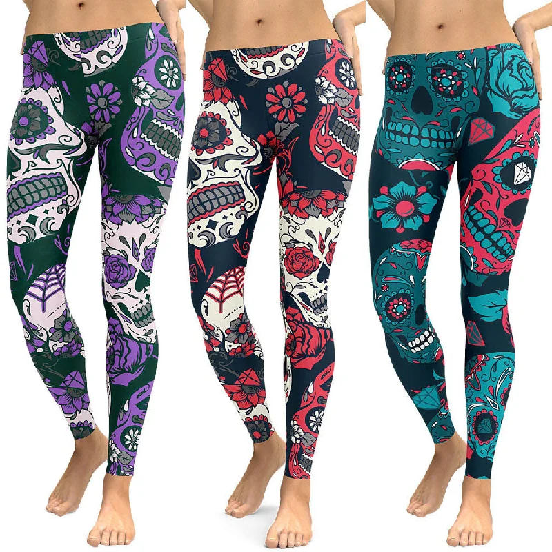 High Waist Gym Yoga Running Fitness Leggings Stylish Compression Fit Leggings