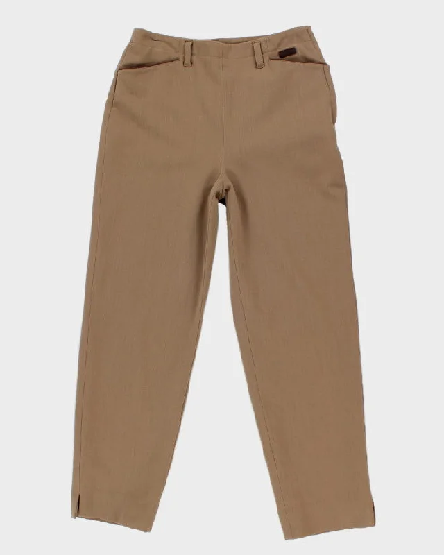 00s Lauren Ralph Lauren Beige Wool Blend Trousers - W28 L29 Trousers Top Rated