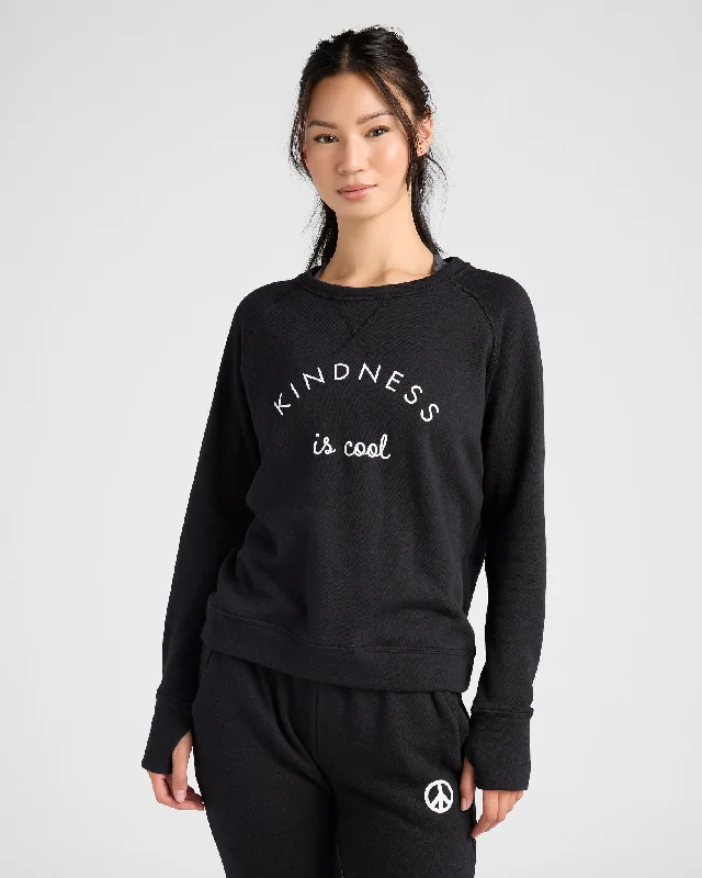 Graphic Pullover - KINDNESS IS COOL Zipper Front Cardigan