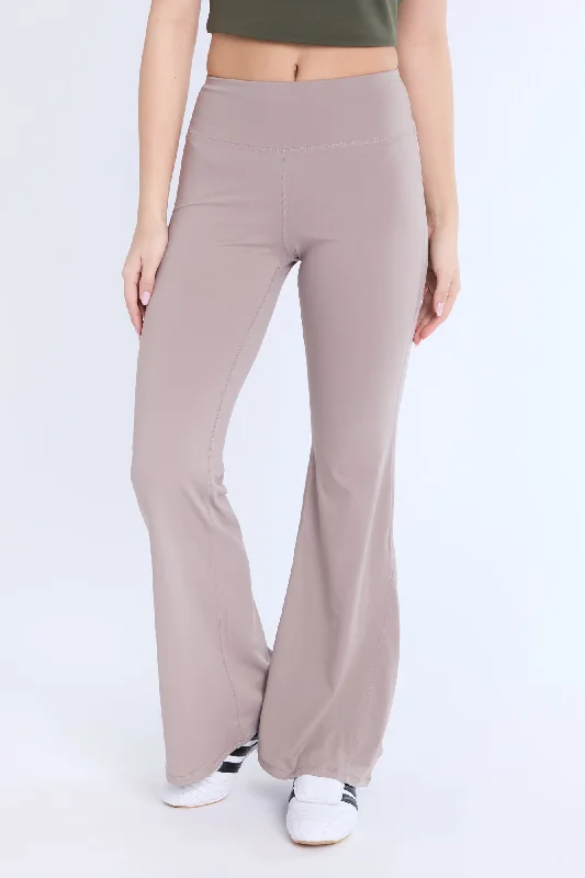Super Smooth High Rise Super Flared Leggings Casual Sporty Leggings