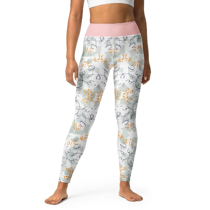 LOVE Yoga Leggings Chic Workout Leggings