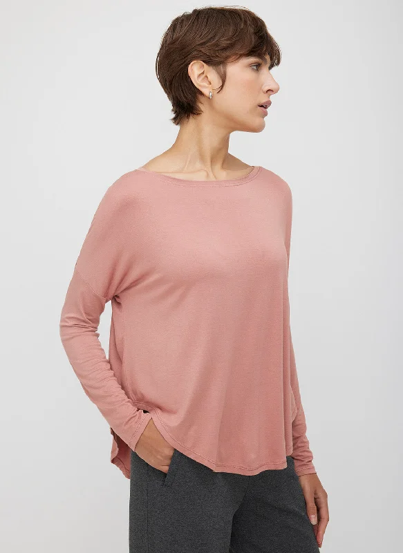 Charlotte Lounge Pullover Slit Sleeve Stylish