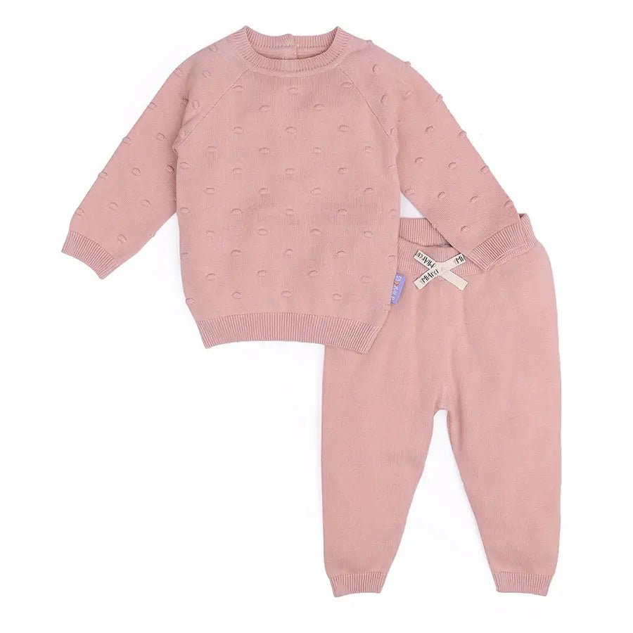 Showering Love Unisex Jumper Set (Knitted Pullover-Pyjama Set) Ruffled Neck Pullover Showering Love Unisex Jumper Set (Knitted Pullover-Pyjama Set) Ruffled Neck Pullover