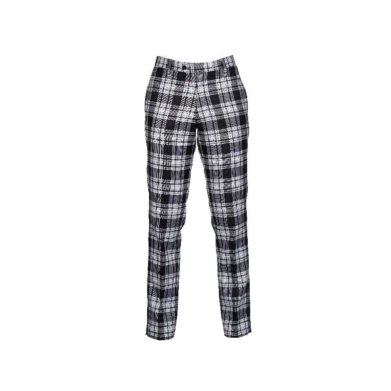 Mens Tartan Trouser - Menzies Dress Trousers practical easy-care