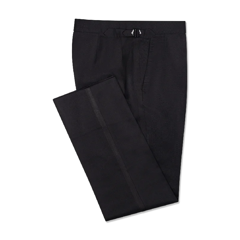 Separate Dinner Trouser in Black Twill Trousers practical durable