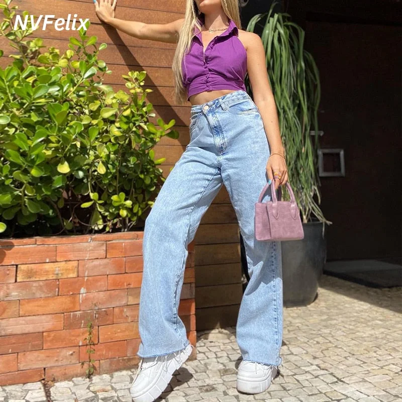 Classic High Waist Straight Leg Jeans for Women Vintage Boyfriend Mom Jeans Denim Pants Blue Casual Wide Leg Trousers Cropped Trousers Casual Linen Classic High Waist Straight Leg Jeans for Women Vintage Boyfriend Mom Jeans Denim Pants Blue Casual Wide Leg Trousers Cropped Trousers Casual Linen