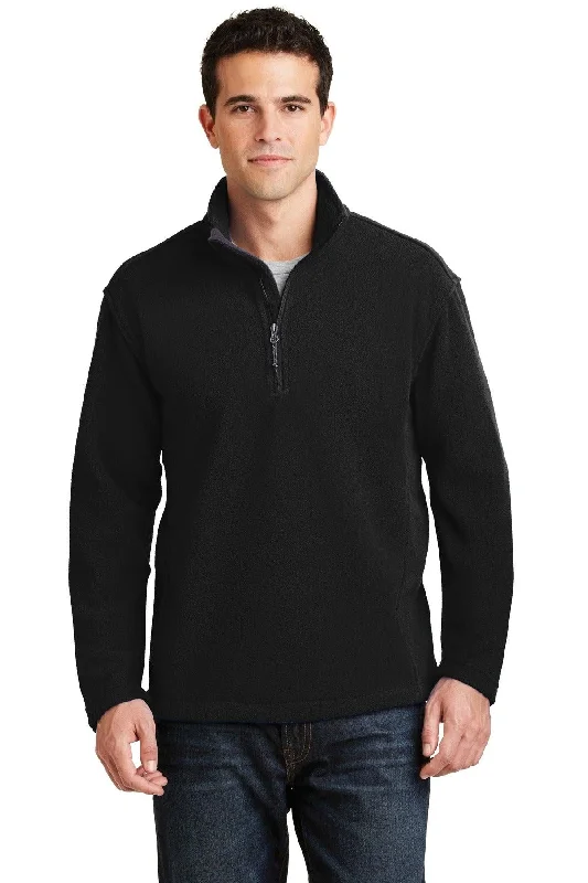 Port Authority Value Fleece 1/4-Zip Pullover. F218 Asymmetrical Neck Pullover