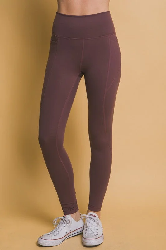 Hazel Blues® | Love Tree High Waist Leggings with Side Pockets Trendy Sweat-Wicking Workout Leggings Hazel Blues® | Love Tree High Waist Leggings with Side Pockets Trendy Sweat-Wicking Workout Leggings