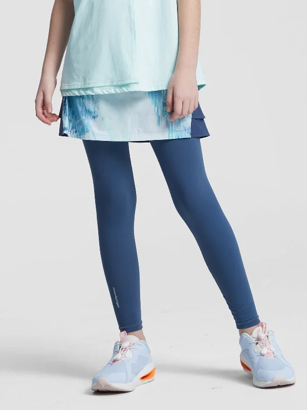Cloudie Air Color Block Skirt with Leggings Stylish Capri Leggings