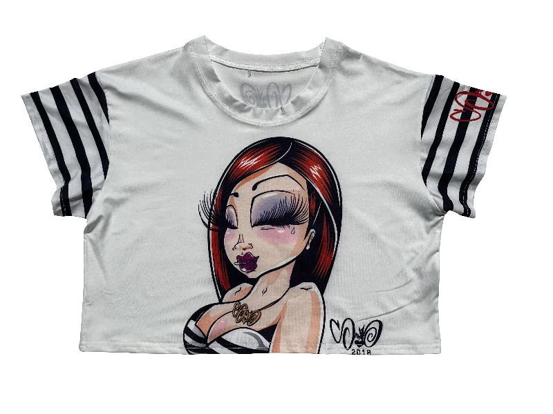 Lil Stranger Crop Top Anti-Pilling Machine Wash Handmade