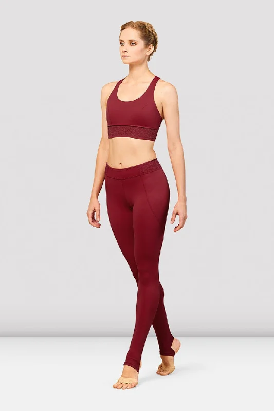 Ember Trim Crop Top FT5229 by Bloch Elasticated Padded Insulated
