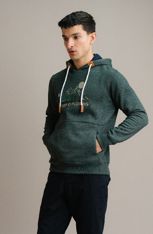 Textured Neps Pullover - Green Halter Neck Top