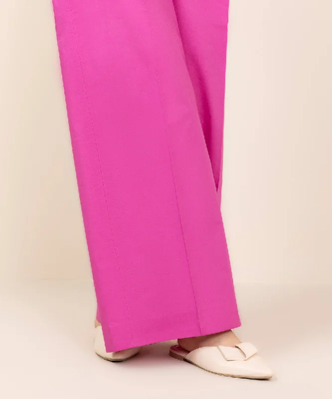 Dyed Cotton Trousers Trousers Cargo Utility